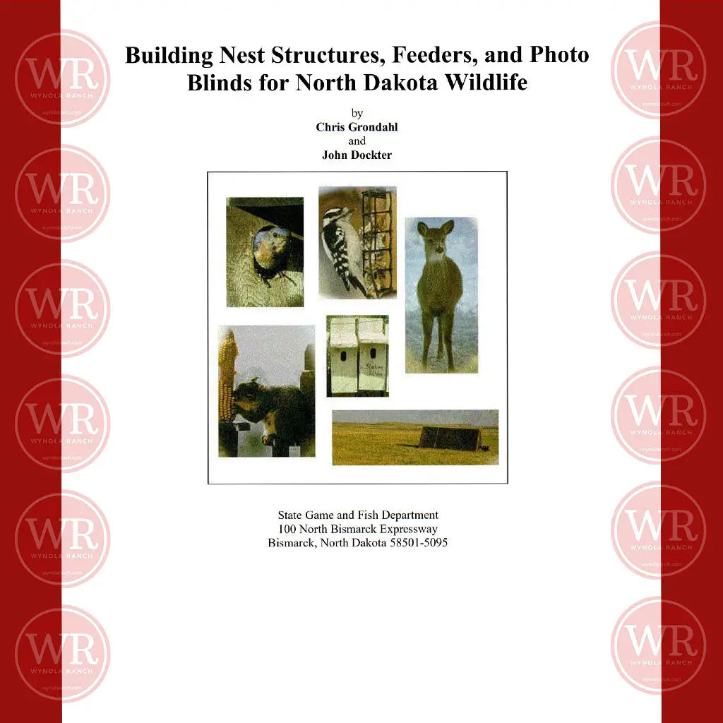 Building Nest Structures, Feeders Wynola Ranch