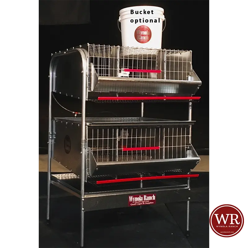 Quail Cage Community Double Tier 22" Wynola Ranch