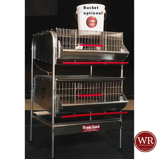 Quail Cage Community Double Tier 22" Wynola Ranch