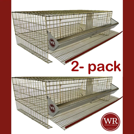 Quail Cages Rollout Budget 2 pack Wynola Ranch