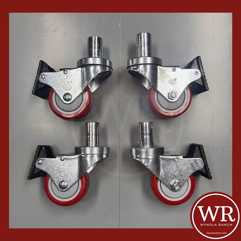 Caster Set For Cage Systems Heavy Duty (Locking) Wynola Ranch