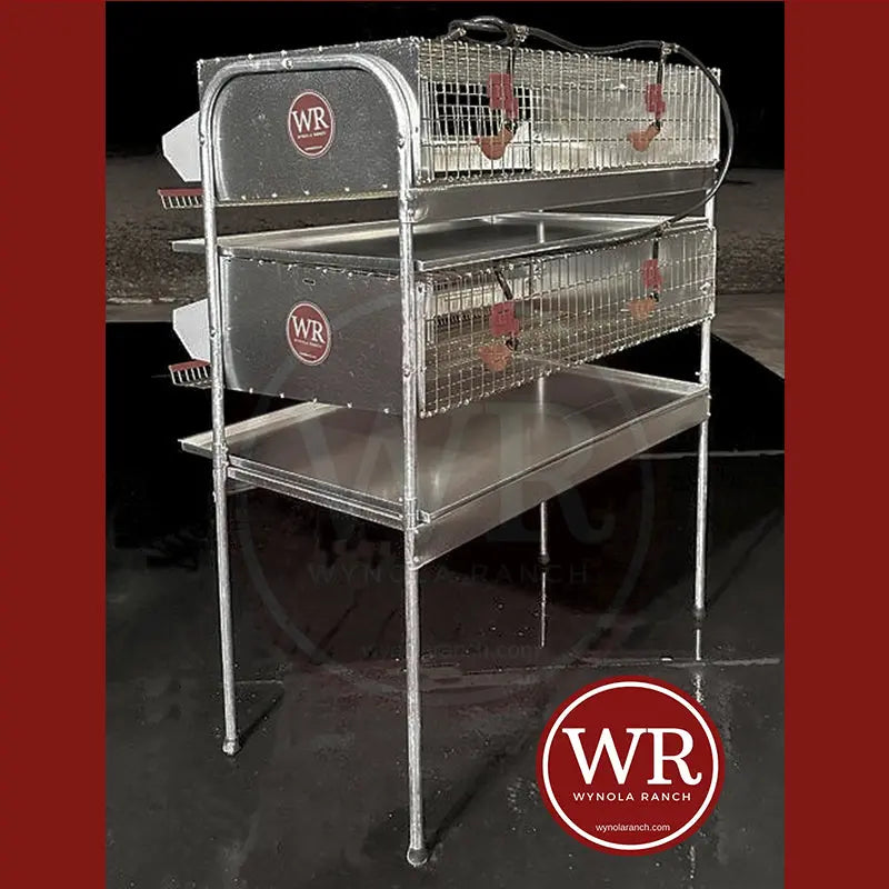 Quail Cages Quail Cage H.D Double Rack Community (Full Sections) Quail Cage H.D Double Rack Community (Full Sections)