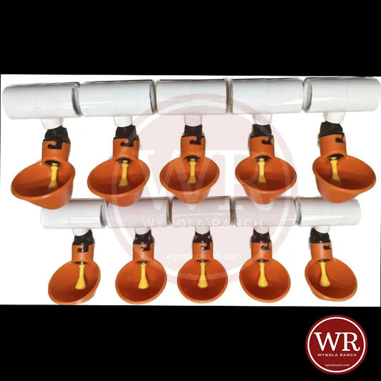 Drinkers 10 Drinkers and 10 of 1/2 inch PVC Coupling Drinkers and 10 of 1/2 inch kit