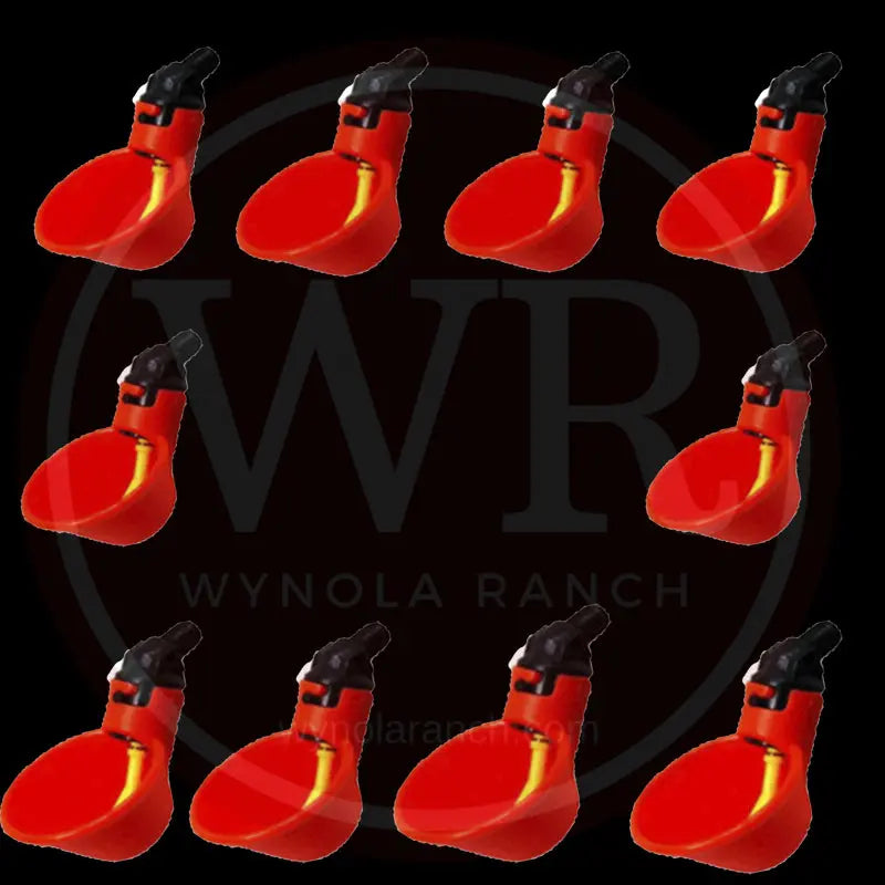 Drinkers 10 Automatic Waterer Cups automatic drinker quail chicks chicken