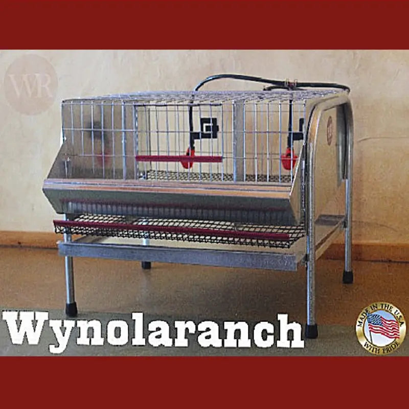 QUAIL CAGE FOR LAYING & BREEDING PVC COATED FLOOR Wynola Ranch