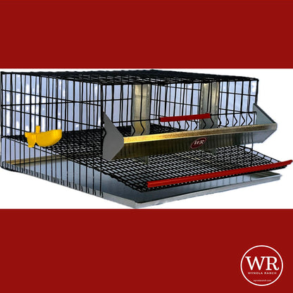 Quail Cage PVC Coated Metal Collapsible