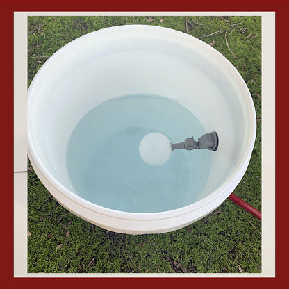 Home Bucket Water reservoir with ON/OFF Valve and Auto Float (2 GAL) Water tank