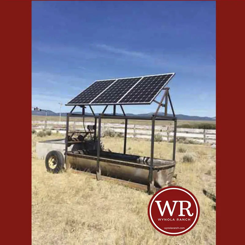 SOLAR-POWERED LIVESTOCK WATERING SYSTEMS Wynola Ranch