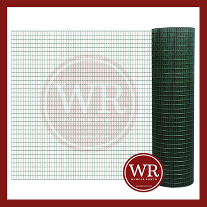 PVC Coated Welded Wire Mesh 0.5 inch by 1 inch (2 ft. x 25 ft.)