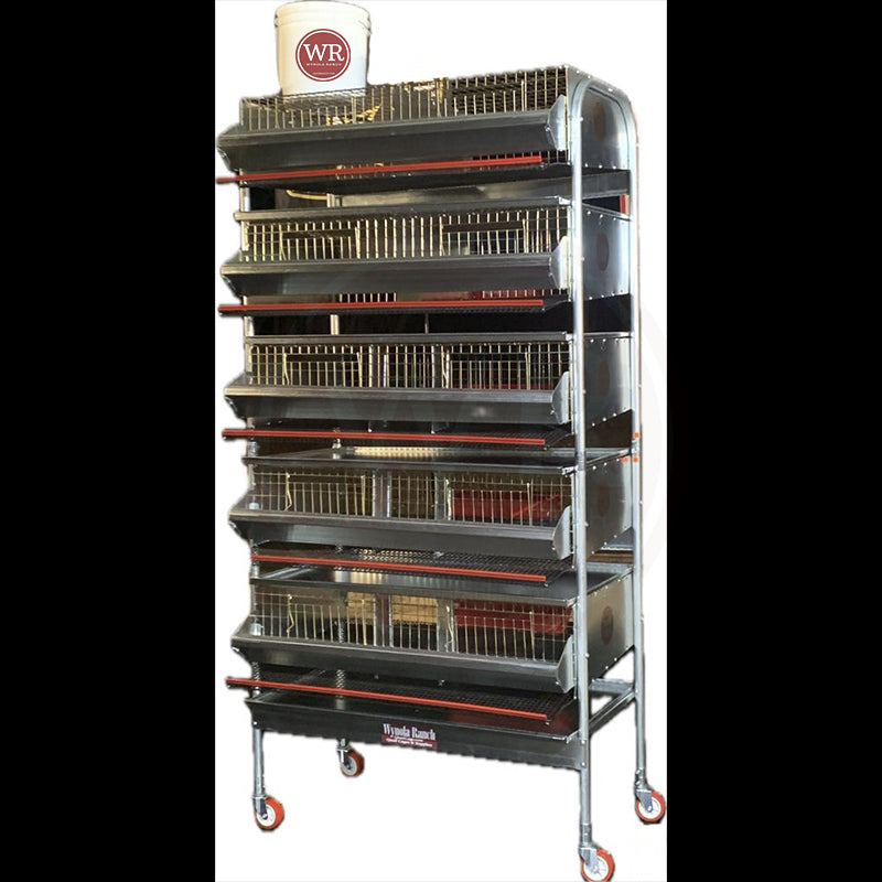 Quail Cages 36"-5 Tier Breeding Battery (7 Sections) 36"-5 Tier Breeding Battery (7 S